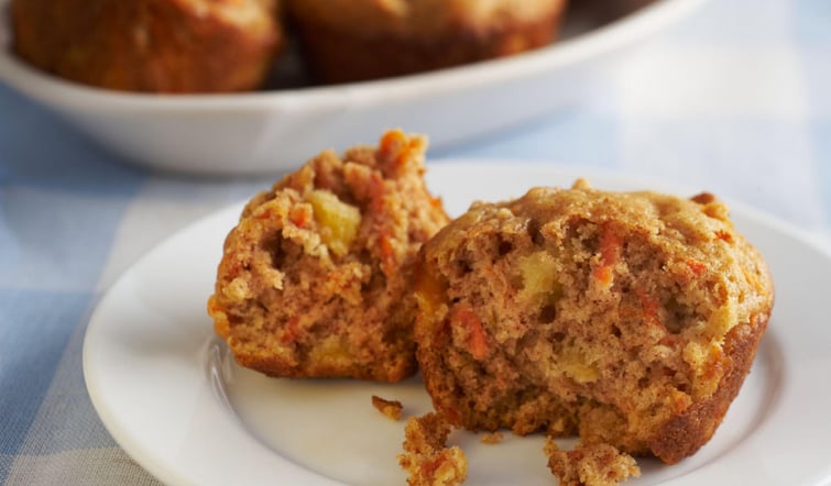 Carrot and Pineapple Muffins